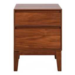 Heal's Lars Bedside Table Walnut