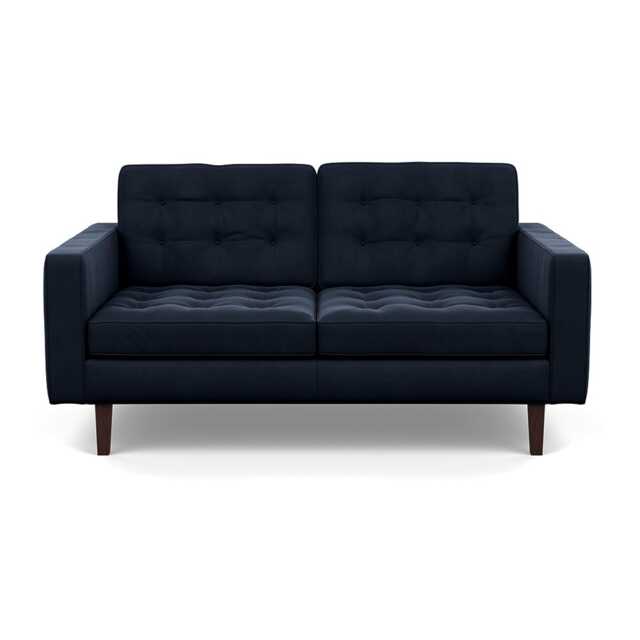 Heal's Hepburn 2 Seater Nobilis Velvet Night Wenge