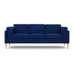Heal's Sonno 4 Str Sofa St Moritz Wool Navy 146 Natural Feet - thumbnail 1