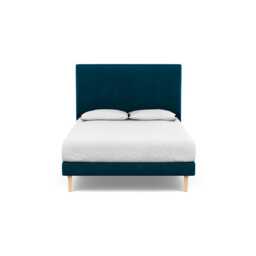 Heal's Newman Headboard (Lift Storage) King Velvet Teal