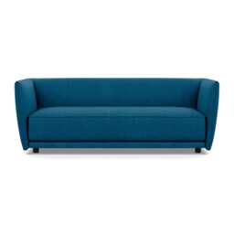 Heal's Valley 3 Seater Sofa St Moritz Teal Walnut Stain Feet - thumbnail 1