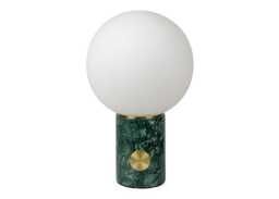 Heal's Column Table Lamp Green Marble