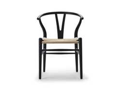 CH24 Wishbone Chair Soft Black