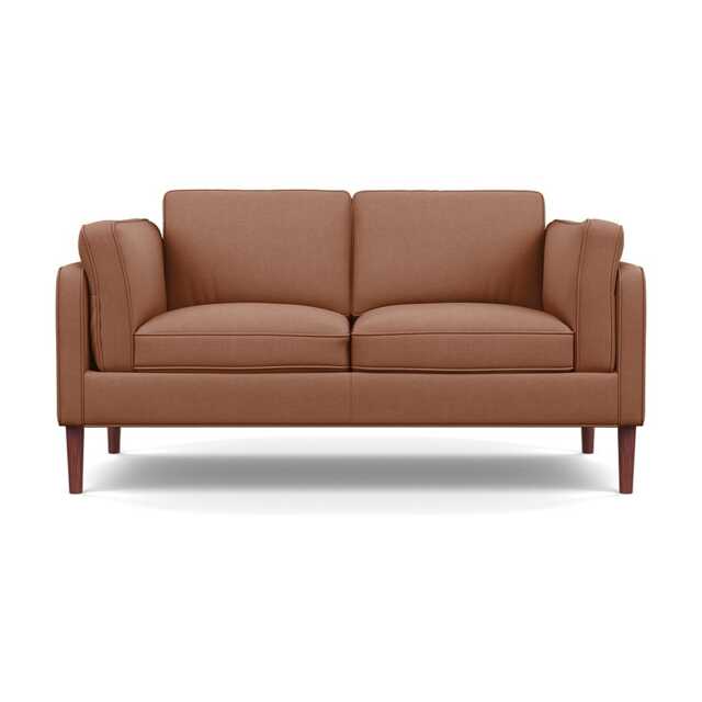 Heal's Sonno 2 Seater Siena Cotton Clay Walnut Feet