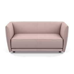 Heal's Valley 2 Seater Sofa Siena Cotton Dusky Pink Walnut Stain Feet - thumbnail 1