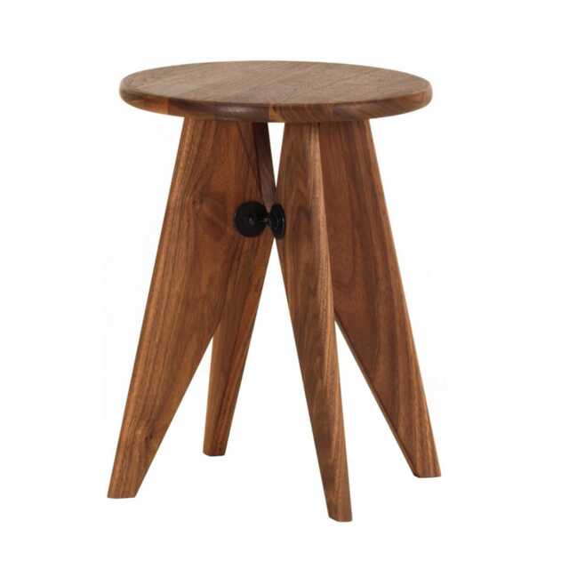 Vitra Tabouret Bois in Walnut - image 1