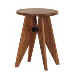 Vitra Tabouret Bois in Walnut - thumbnail 1
