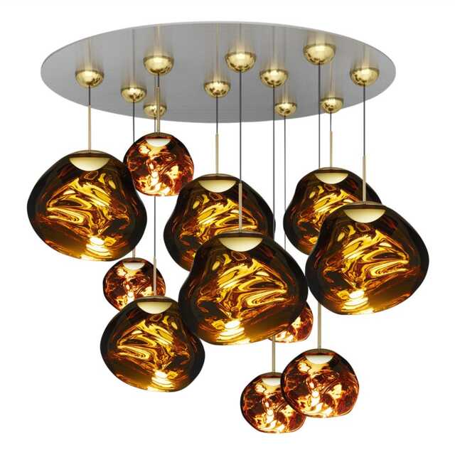 Tom Dixon Melt Mega Pendant System Gold LED - image 1