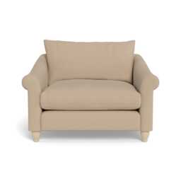 Heal's Devon Loveseat  Capelo Linen-Cotton Bamboo Natural Feet - thumbnail 1