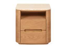 Heal's Florian Bedside Table in Oak - thumbnail 1