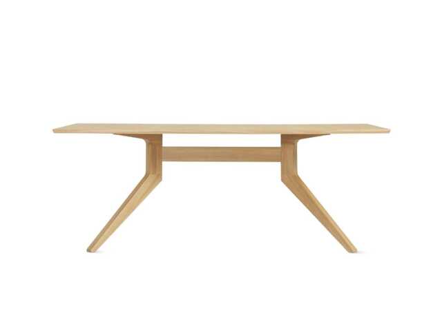 Case Cross Fixed Dining Table Oak - image 1