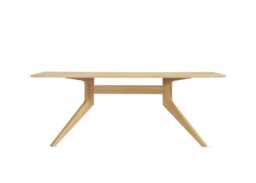 Case Cross Fixed Dining Table Oak - thumbnail 1