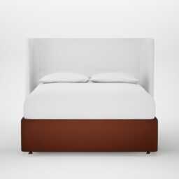 Heal's Deep Divan King Smart Cotton Linen Rust None