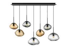 Hadeland Glassverk Crystal Stone Gneiss Chandelier Light