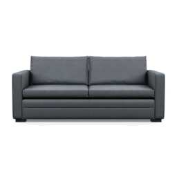 Heal's Palermo 3 Seater Sofa Siena Cotton Shale Grey Black Feet