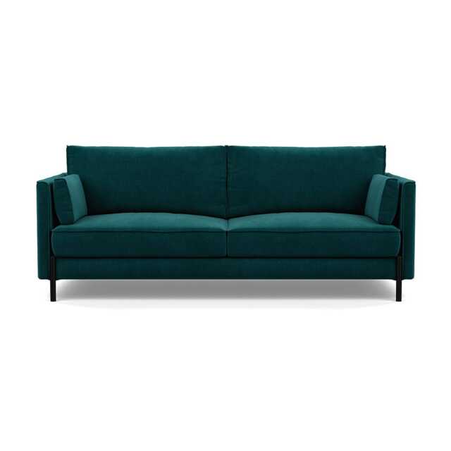 Heal's Tortona 3 Seater Sofa Smart Luxe Velvet Ocean - image 1