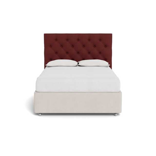 Heal's Balmoral Headboard King Capelo Linen-Cotton Etruscan Red - image 1