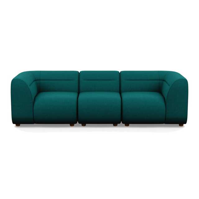 Heal's Lilli 3 Seater Sofa Brushed Cotton Pine Natural Beech Feet