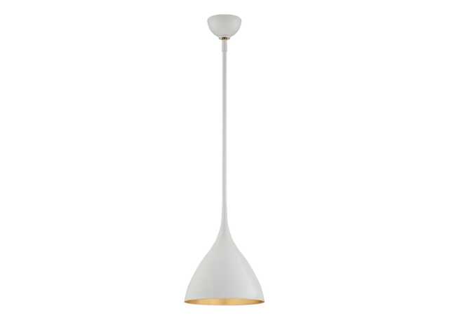 Visual Comfort Agnes Pendant Light Plaster White & Gild Interior Small