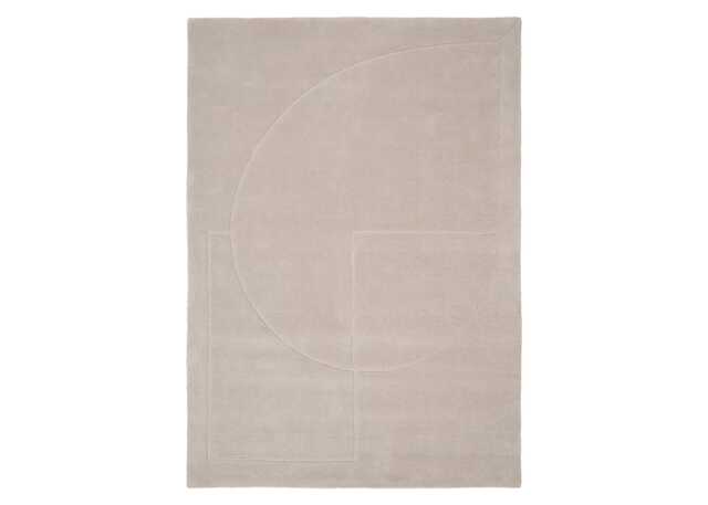 Linie Design Lineal Poem Rug Beige 140 x 200cm