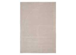 Linie Design Lineal Poem Rug Beige 140 x 200cm
