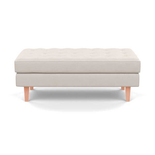 Heal's Hepburn Ottoman Siena Cotton Natural Natural - image 1