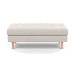 Heal's Hepburn Ottoman Siena Cotton Natural Natural - thumbnail 1