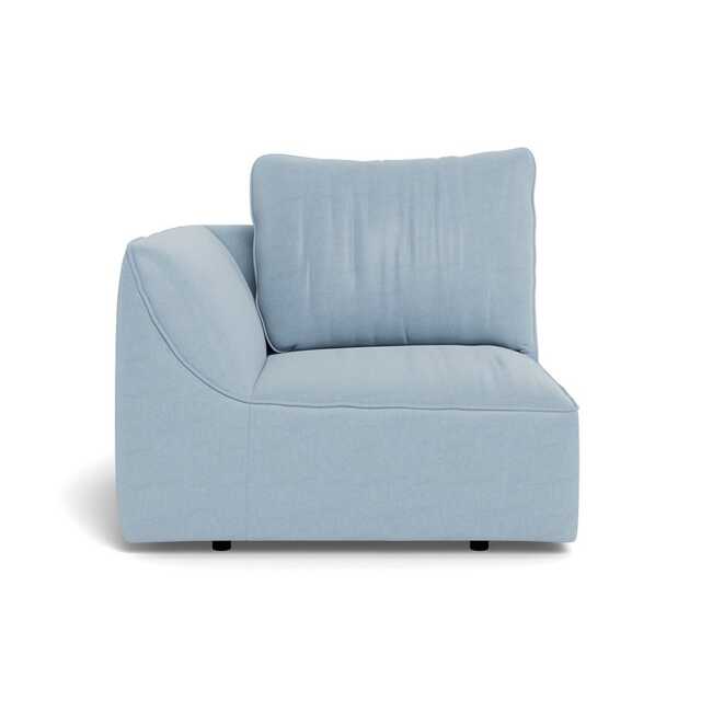 Heal's Morven Left Hand Facing Single Unit Capelo Linen-Cotton Sea Shanty