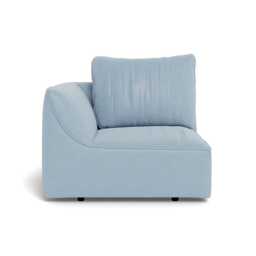 Heal's Morven Left Hand Facing Single Unit Capelo Linen-Cotton Sea Shanty