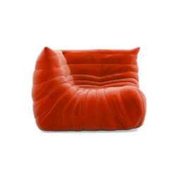 Ligne Roset Togo Corner Seat Alcantara Orange