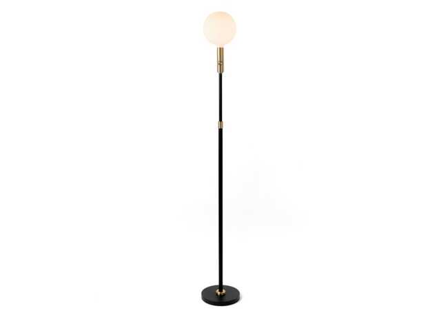 Tala Poise Adjustable Floor Lamp Brass and Sphere V Bulb - image 1