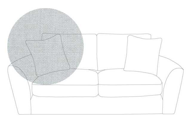 Heal's Snooze 3 Seater Sofa Broad Weave Tin Black Feet