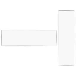 Heal's Fine Edge Mirror Rectangle 190x50cm Silver - thumbnail 1