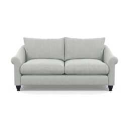 Heal's Devon 3 Seater Melton Wool Limestone Black Stain Beech Feet