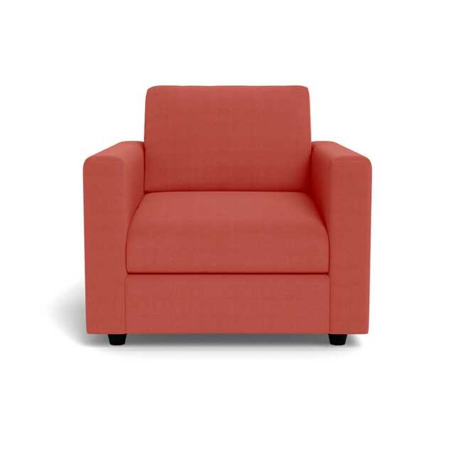 Heal's Nimbus II Armchair Linen Grenadine Black Feet