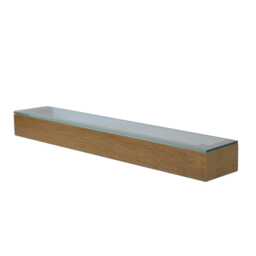 Wireworks Natural Oak Glass Shelf