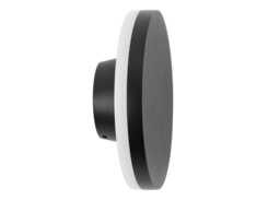 Heal's Outdoor or Bathroom LED Wall Light Circle Black