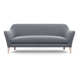 Heal's Wallis 4 Seater Sofa Boucle Steel Natural Oak Feet