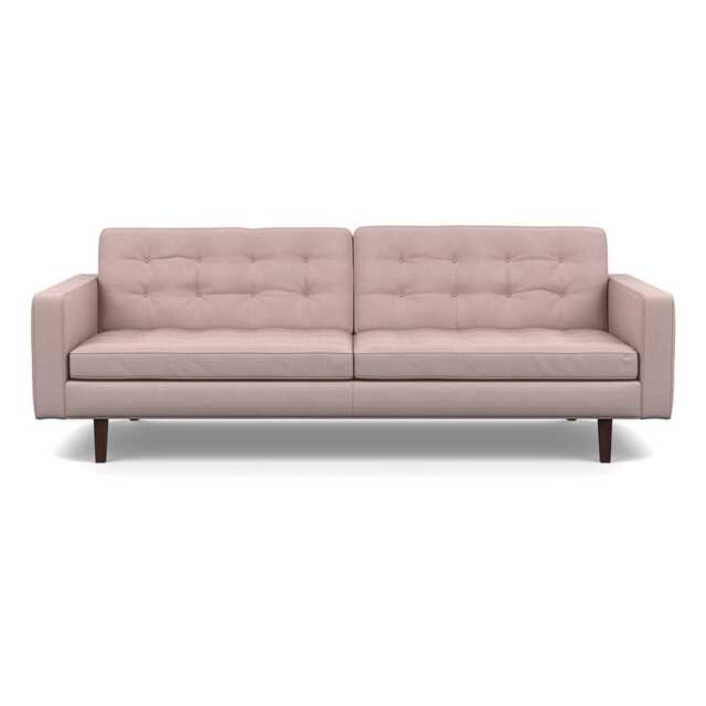Heal's Hepburn 4 Seater Siena Cotton Dusky Pink Black