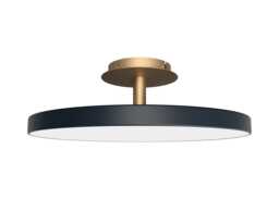 Umage Asteria LED Up Flush Ceiling Light Anthracite Large