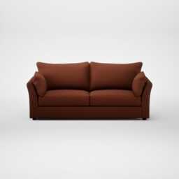 Heal's Tailor 4 Seater Sofa Smart Cotton Linen Rust Walnut Stained Feet - thumbnail 2