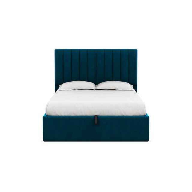 Heal's Retta Headboard (Lift Storage) King Velvet Teal - image 1