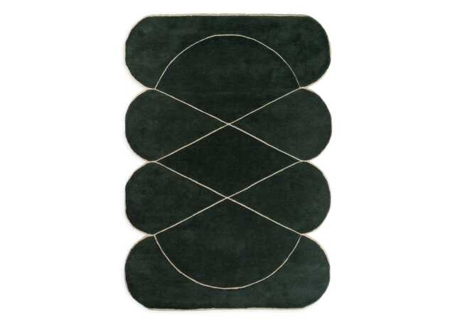 Heal's + Linie Design Villemo Rug Petrol 200 x 300cm