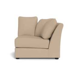 Heal's Tailor Corner Unit Right Hand Facing Capelo Linen-Cotton Bamboo Black Beech Feet