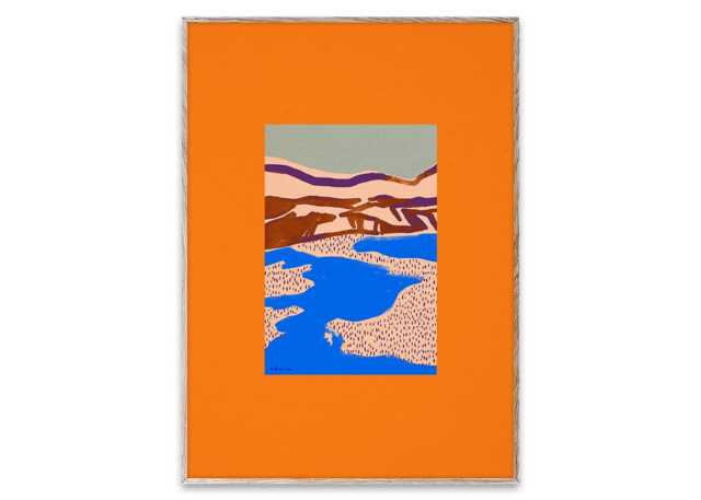 Paper Collective Orange Landscapes 01 Print by Magdalena Pankiewicz 50 x 70cm