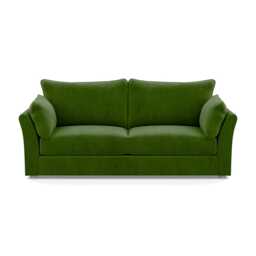 Heal's Tailor 4 Seater Sofa Smart Luxe Velvet Grass Natural Beech Feet