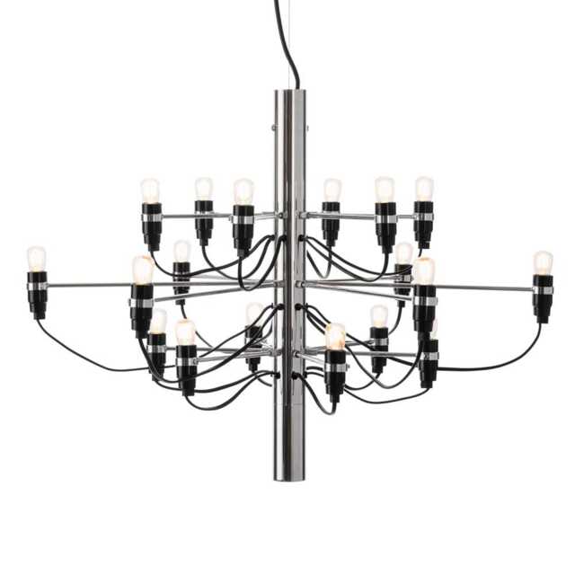 Flos 2097/18 Chandelier Frosted Bulbs Chrome - image 1
