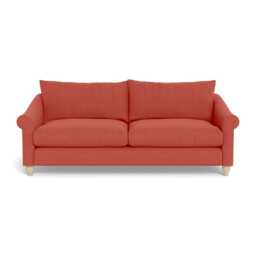 Heal's Devon 4 Seater Sofa Linen Grenadine Natural Feet
