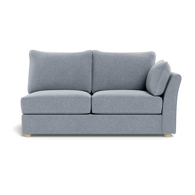 Heal's Tailor Medium Right Hand Facing Corner Unit Boucle Steel Natural Feet