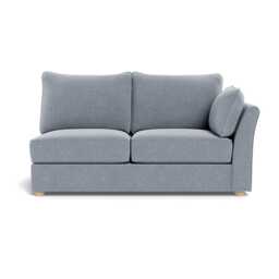 Heal's Tailor Medium Right Hand Facing Corner Unit Boucle Steel Natural Feet